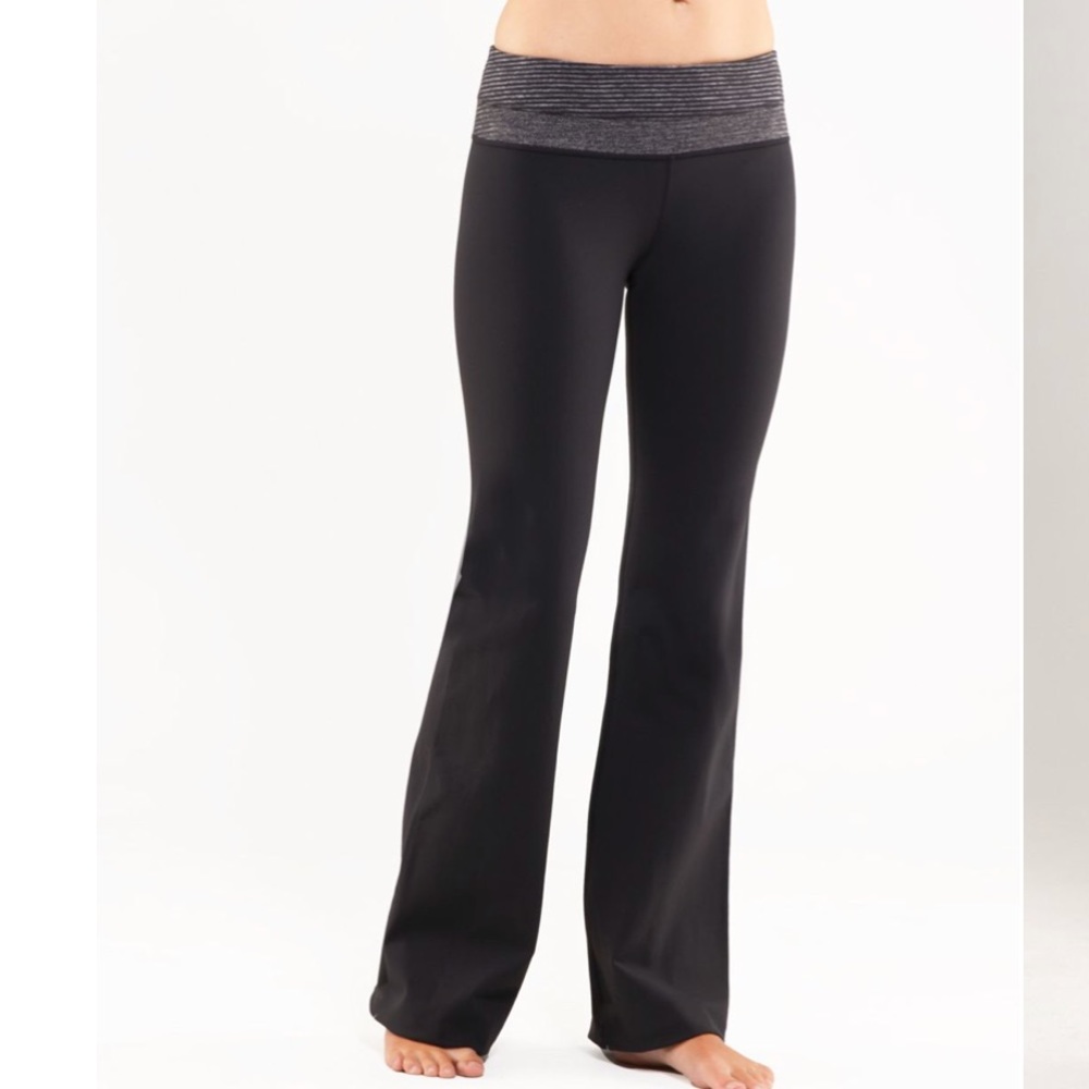 Lululemon Groove Pant (Tall) Black/Heathered Coal